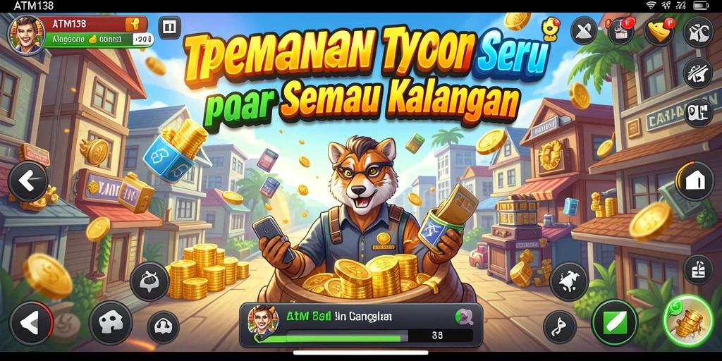 Screenshot utama menunjukkan gameplay menarik dari ATM138.