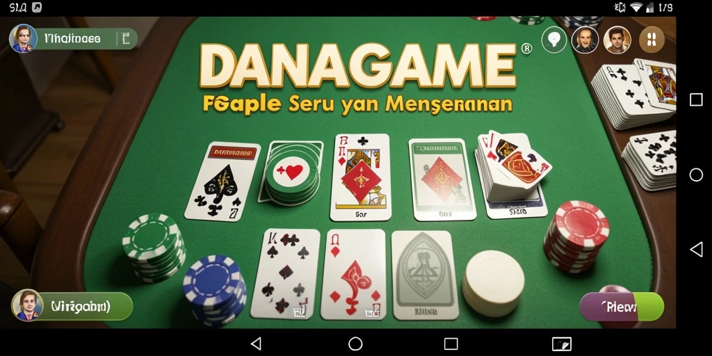 Screenshot dari gameplay seru Gaple di DANAGAME.