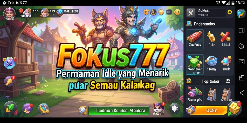 Tampilan gameplay FOKUS777 yang interaktif dan menarik.