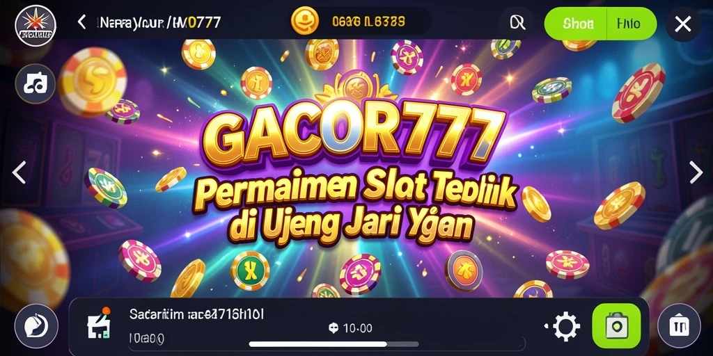 Tampilan gameplay GACOR777 yang menampilkan berbagai tema slot menarik.