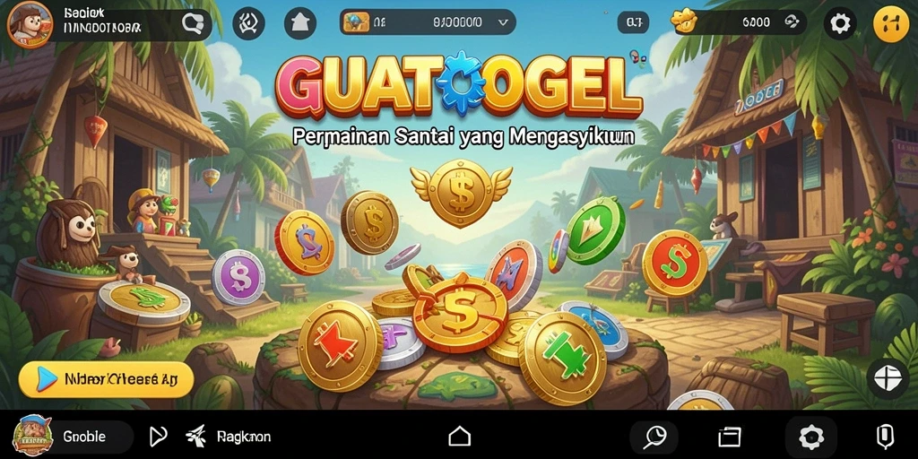 Tampilan gameplay seru dan menyenangkan dari GUATOGEL.