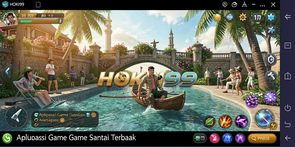 Tampilan gameplay HOKI99 yang mengasyikkan dan penuh warna.