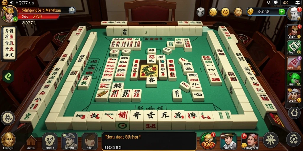 Tampilan gameplay HQ777 yang menakjubkan dan interaktif.