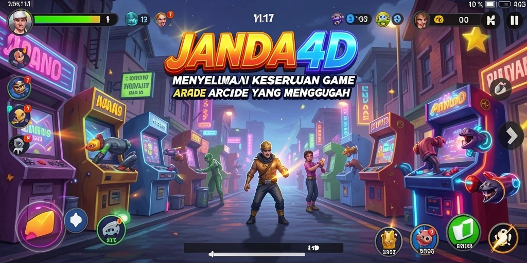 Tampilan menakjubkan gameplay JANDA4D yang penuh aksi.