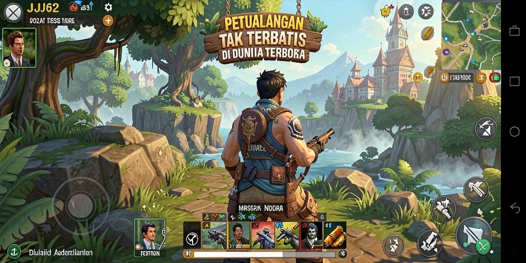 Gameplay Open World yang penuh kebebasan dan eksplorasi.