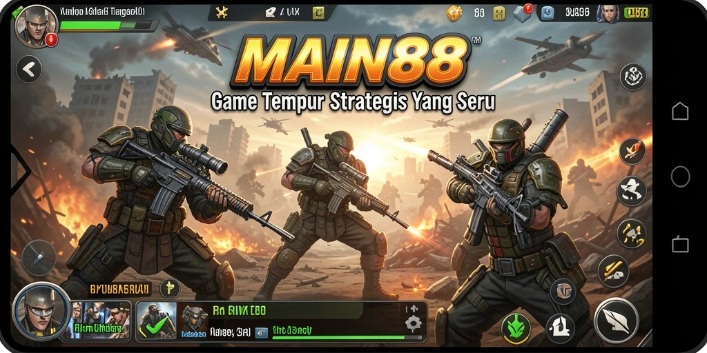 Gameplay seru dalam MAIN88 yang menguji strategi tempur.