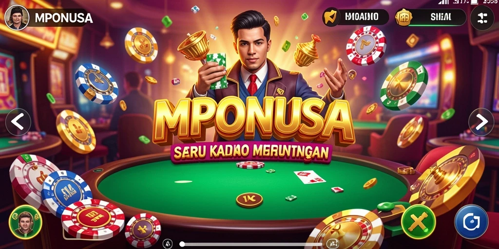 Tampilan menarik dari gameplay seru MPONUSA yang menghibur.