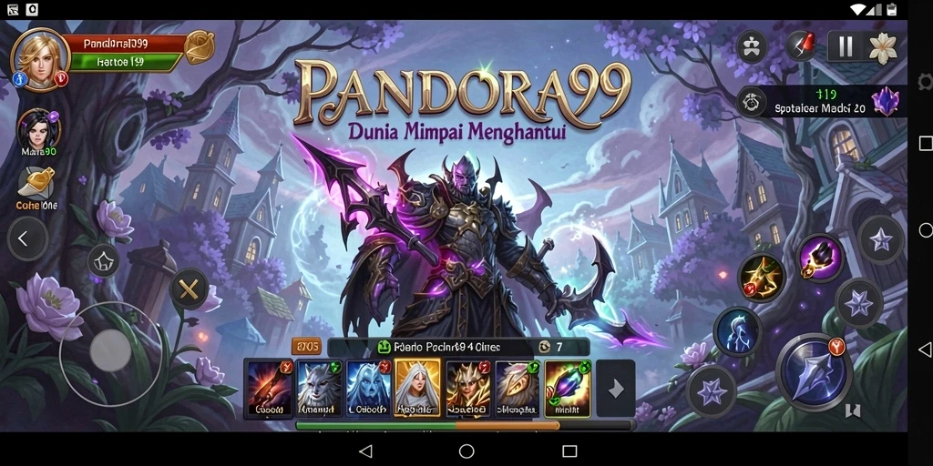 Screenshot menampilkan suasana gelap dan mencekam dari gameplay PANDORA99.