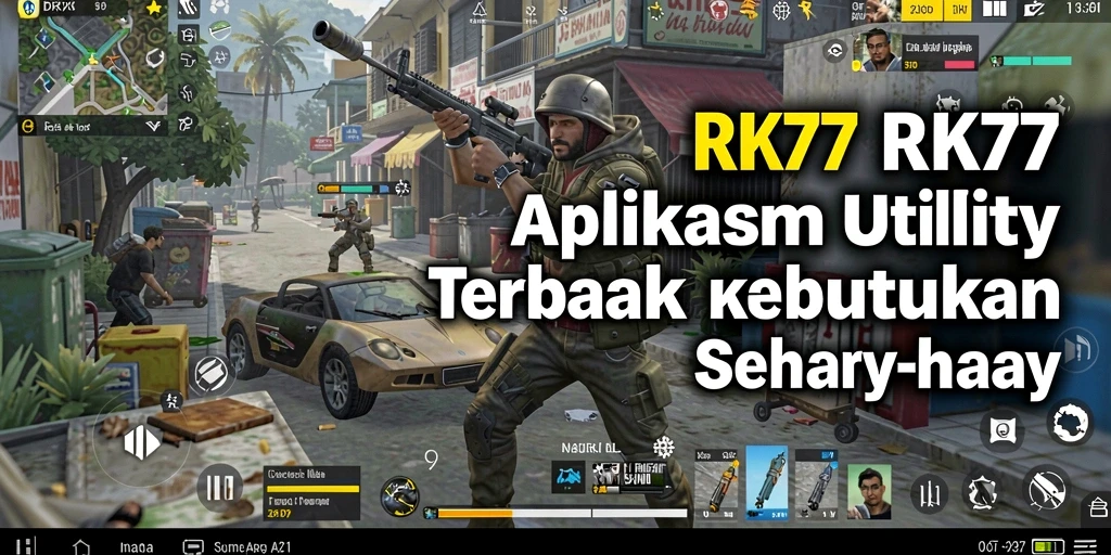 Tampilan antarmuka RK77 yang intuitif dan fungsional.