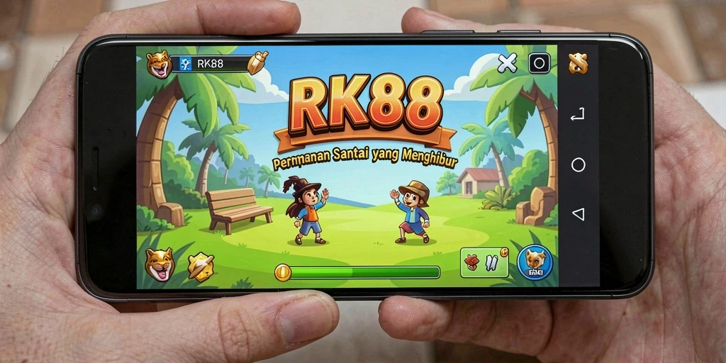 Tampilan menarik dari gameplay RK88 yang menyenangkan dan menghibur.