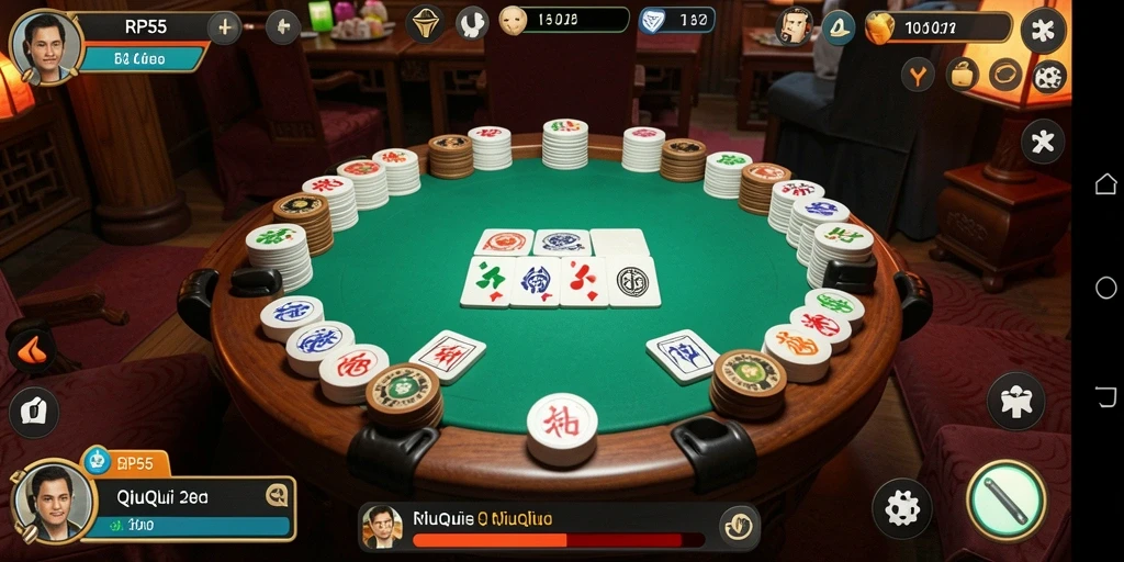Tampilan gameplay QiuQiu yang seru di RP55.