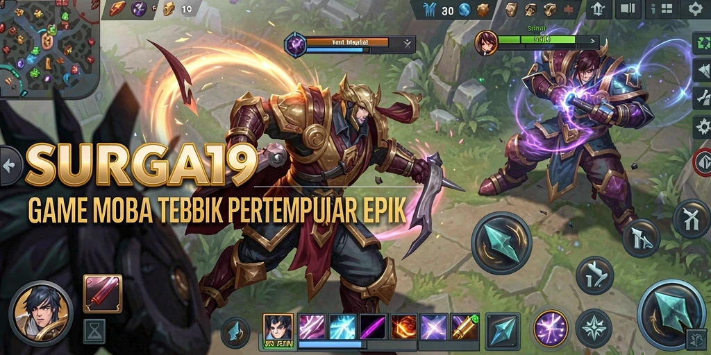 Tampilan menarik dari gameplay intens SURGA19 yang memikat.