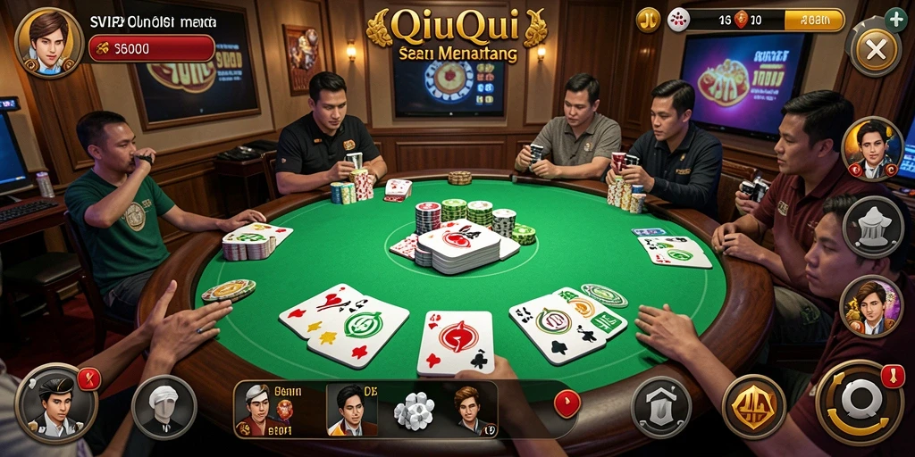 Screenshot menampilkan gameplay seru QiuQiu di SVIP2.