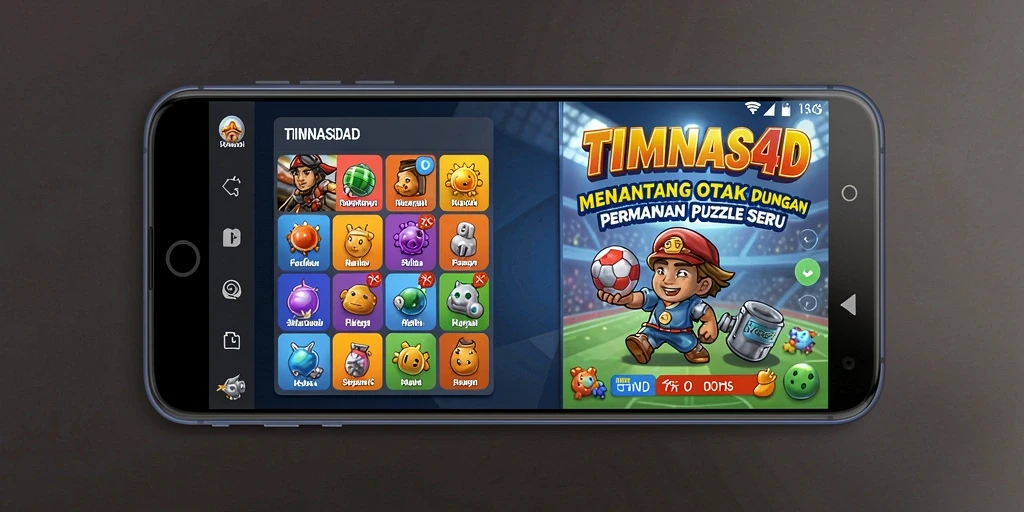 Tampilan gameplay seru di TIMNAS4D yang menguji kecepatan berpikir.