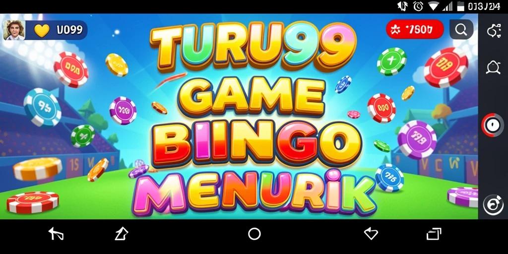 Tampilan screenshot menunjukkan pengalaman menarik bermain Bingo di TURU99.