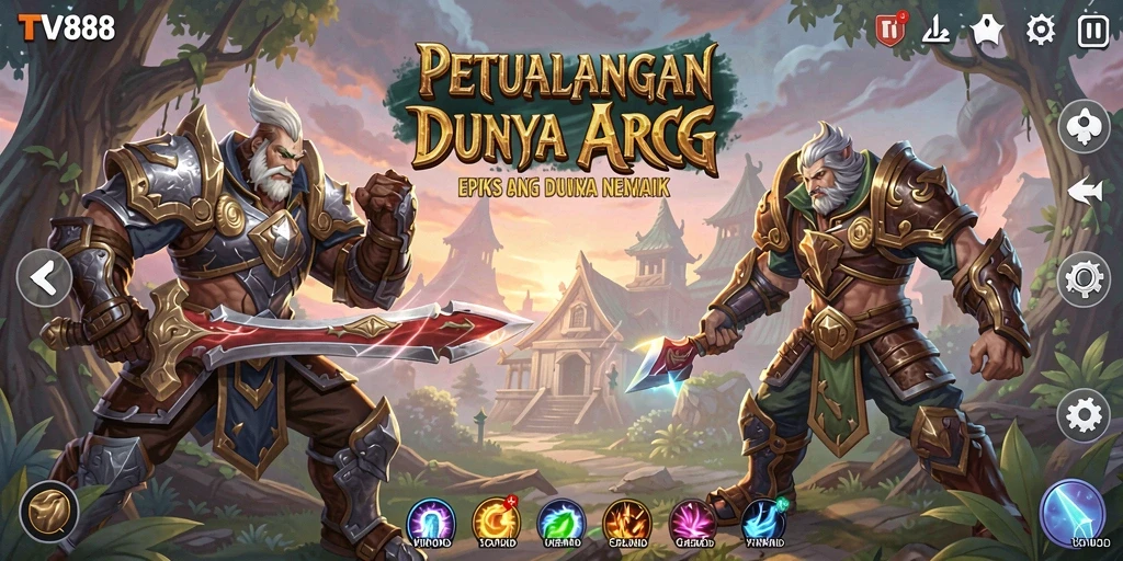Tampilan gameplay TV888 yang menakjubkan dalam aksi ARPG.